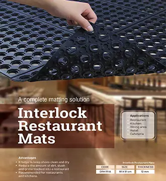 interlock restaurent mats